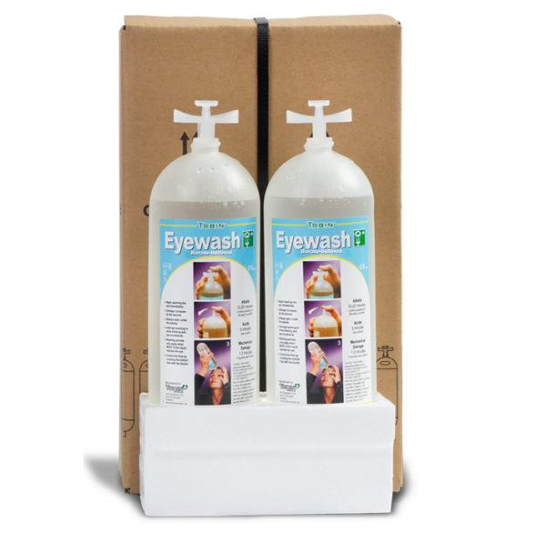 TOB426: REPLACEMENT 2 X 1000ML BOTTLES, BORATE BUFFERED EYEWASH SOLUTION