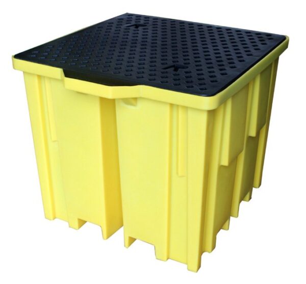 TSSBB1FW - 4-WAY SINGLE IBC SPILL CONTAINMENT PALLET & GRATE